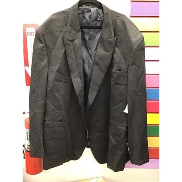 J. Ferrar men’s evening edition suit coat size 60 reg black shine big&tall